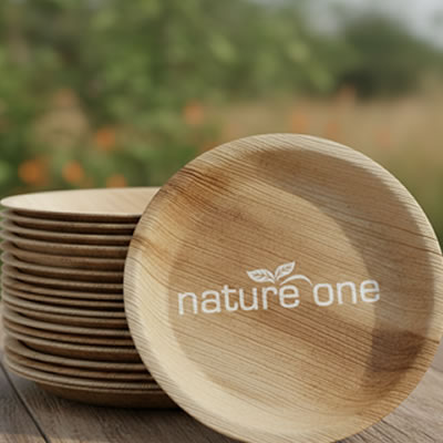 10 Inch Round Compostable Plates